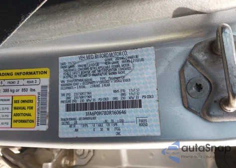 2013 Ford Fusion Se from USA, damaged, VIN 3FA6P0H78DR160646